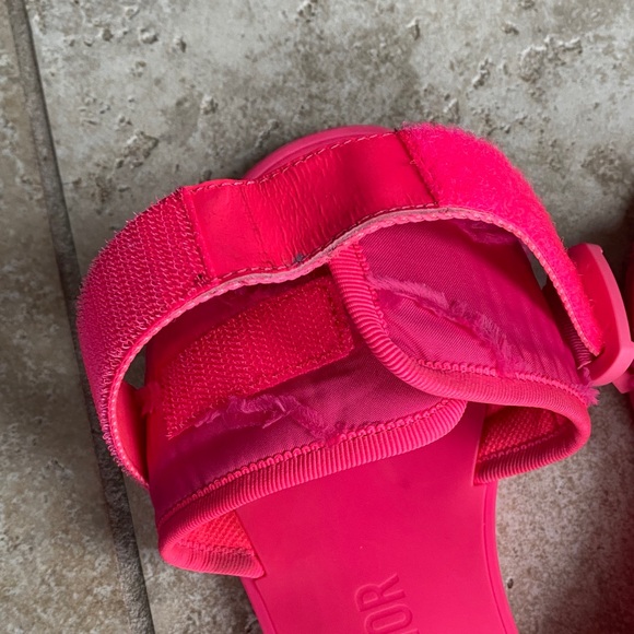 Dior Bright Pink Slide Sandals - Picture 16 of 16